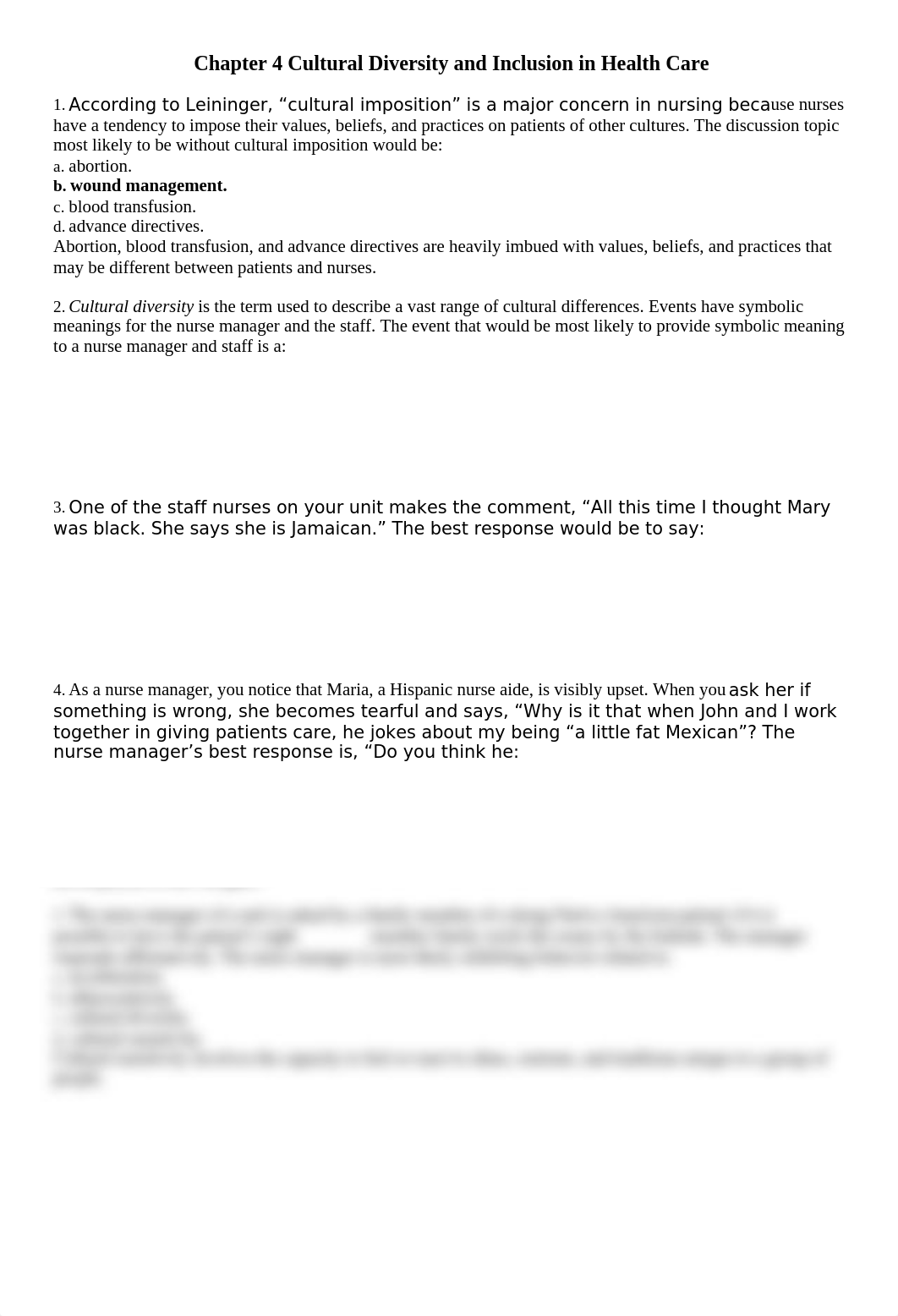 Chapter 4 Cultural Diversity and Inclusion in Health Care.docx_dur0vcwvlel_page1