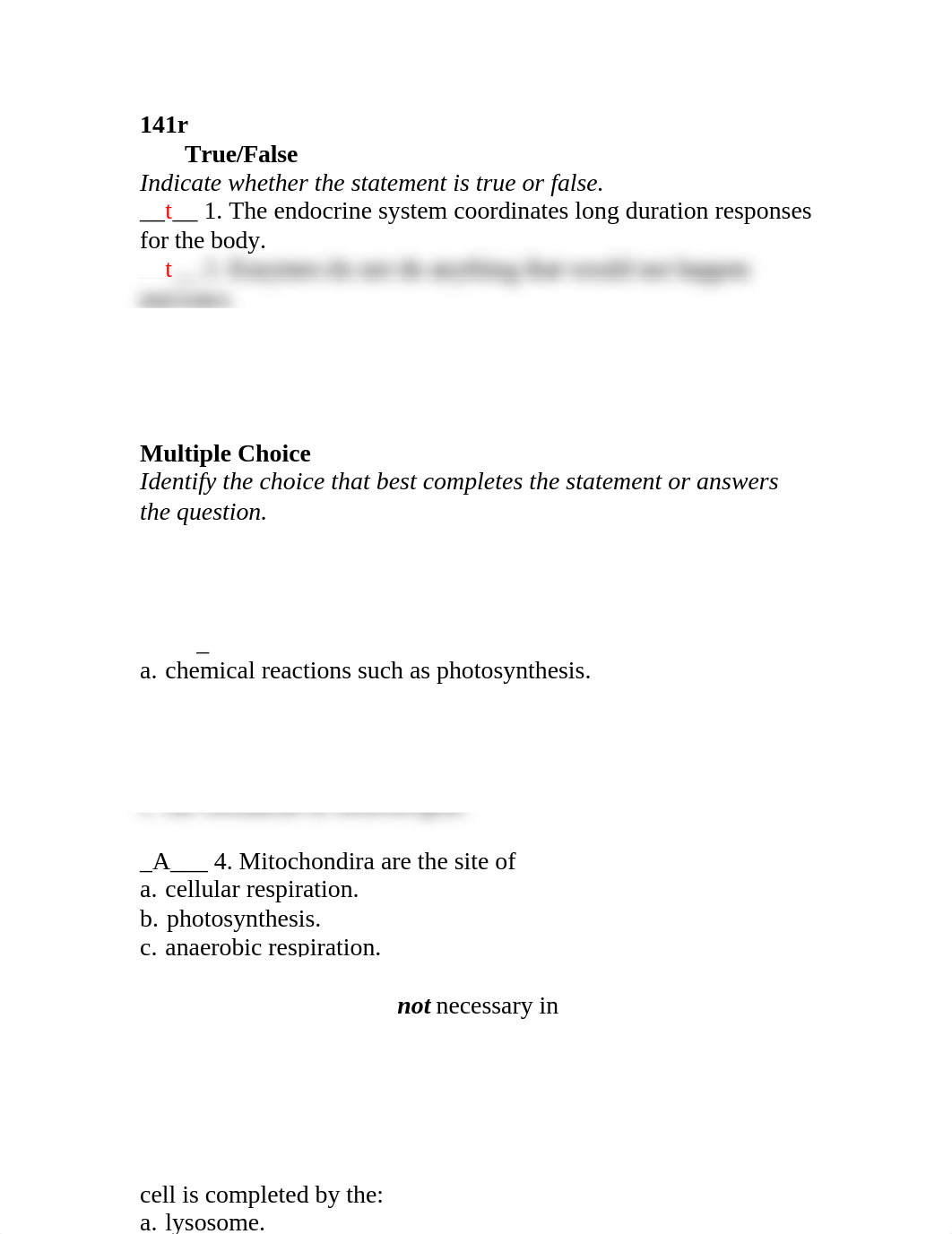 SCI 141 BIOREVIEW questions and answers_dur1nvq3cq3_page1