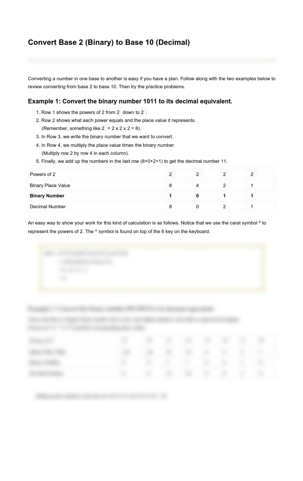 Convert Base 2 (Binary) to Base 10 (Decimal).pdf_dur2icab8t0_page1