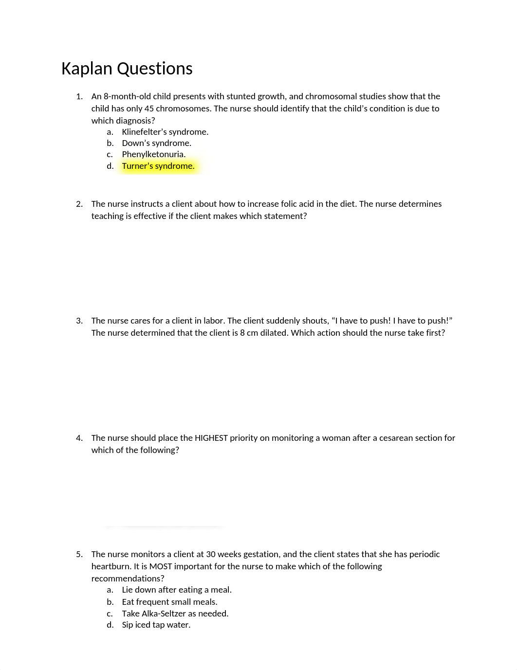 Antepartum Questions through kaplan_dur3wwgynff_page1