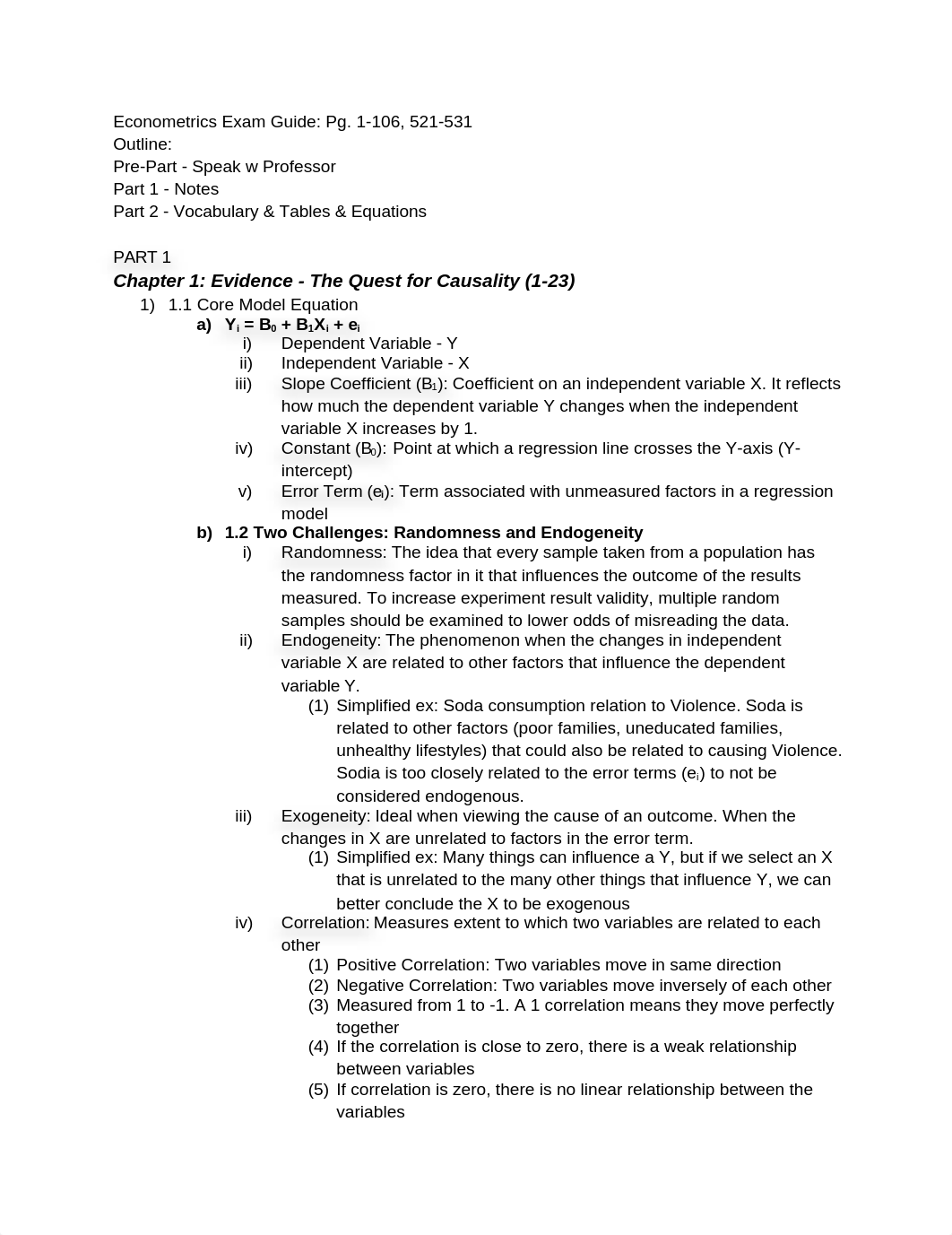 ECONOMETRICS EXAM #1 GUIDE_dur7jd8h1l6_page1