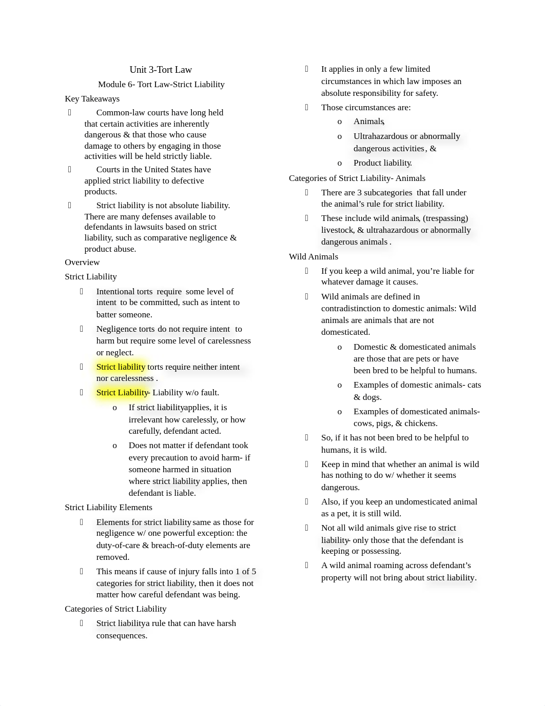 unit 3-tort law-module 6- tort law-strict liability.docx_durd70kg0tg_page1