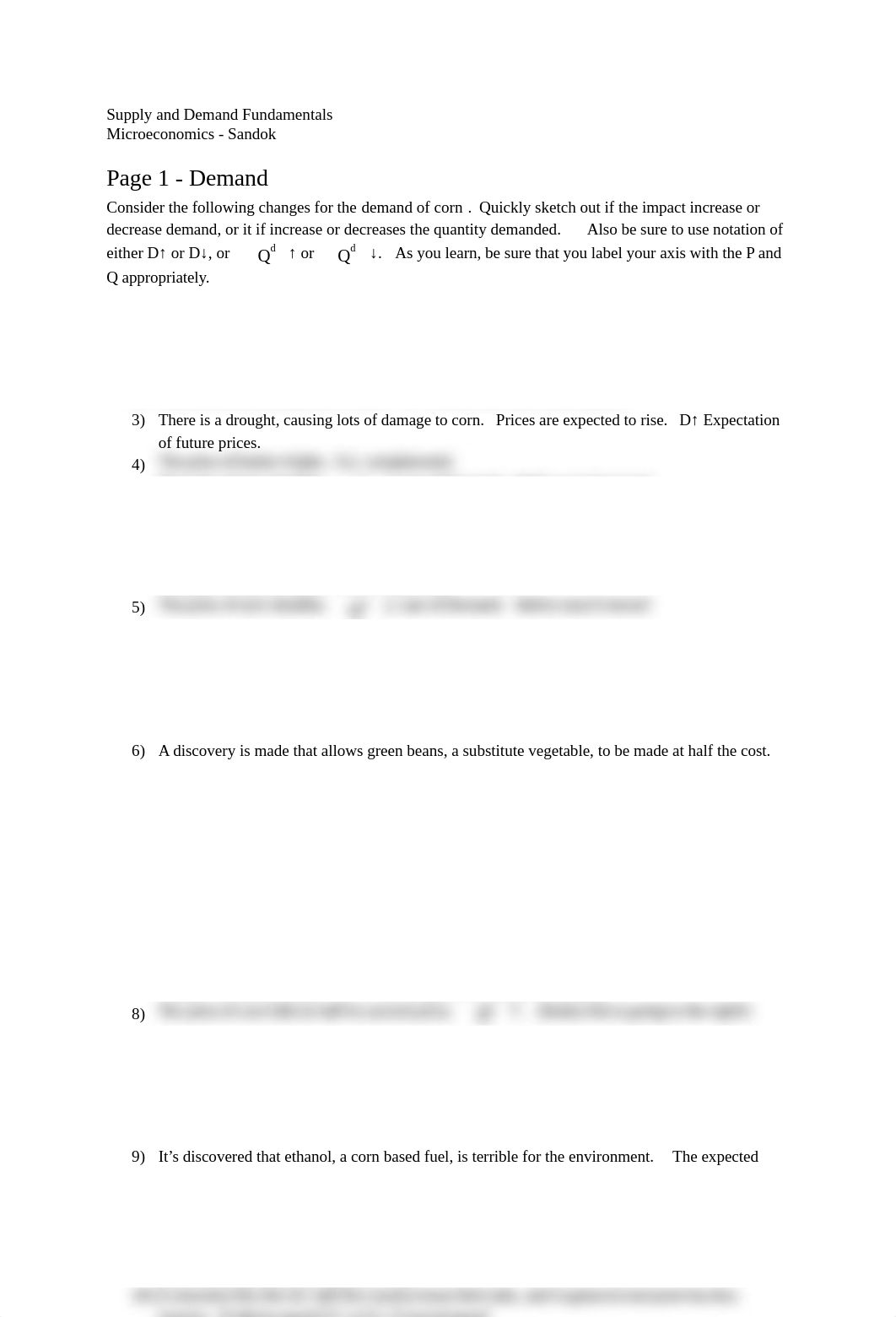 Ch03 - Supply and Demand In Class Worksheet - Answers.docx_durerv4rtwm_page1