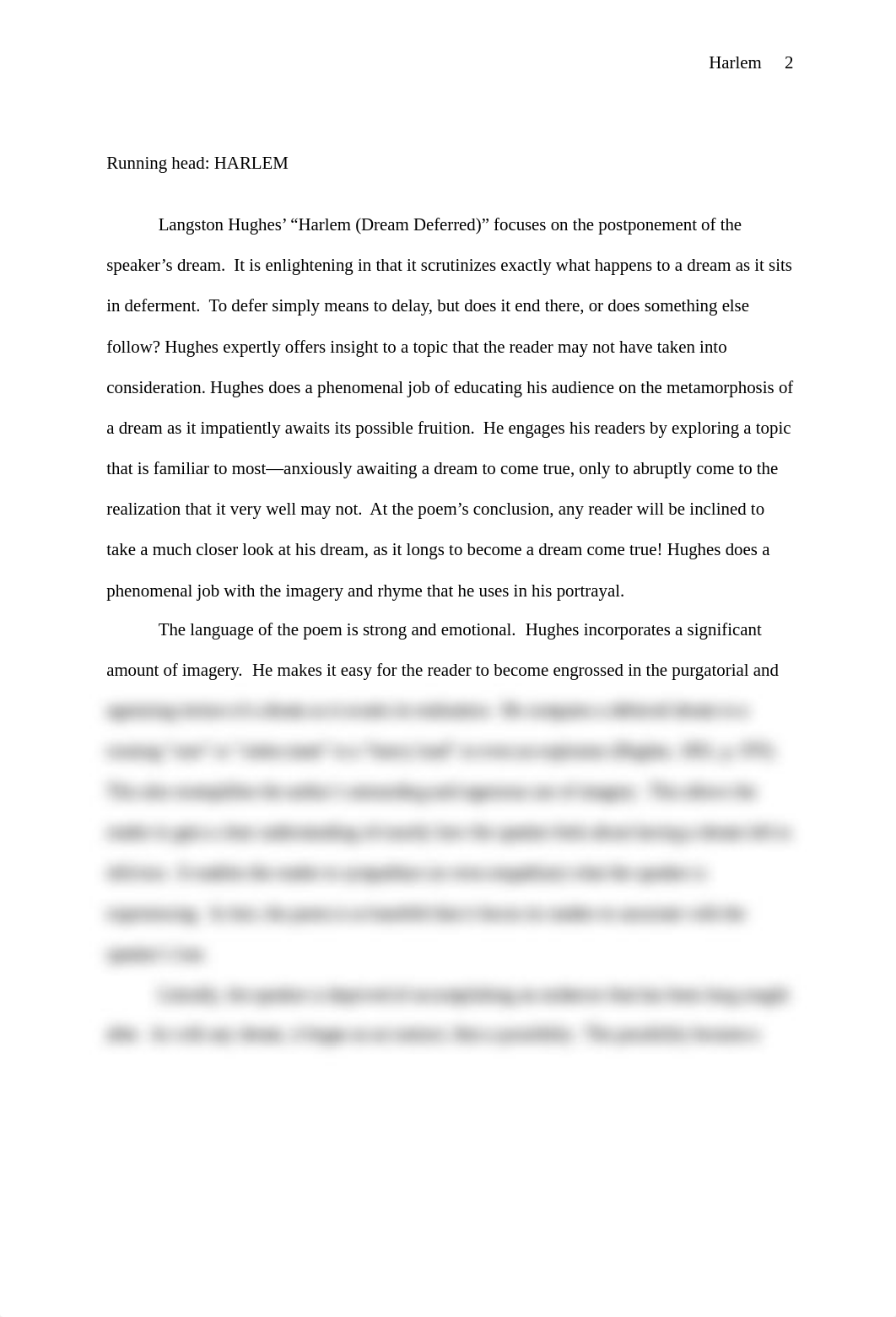 Explication of Harlem Dream Deferred by Langston Hughes (1).docx_duri8w1r24f_page2