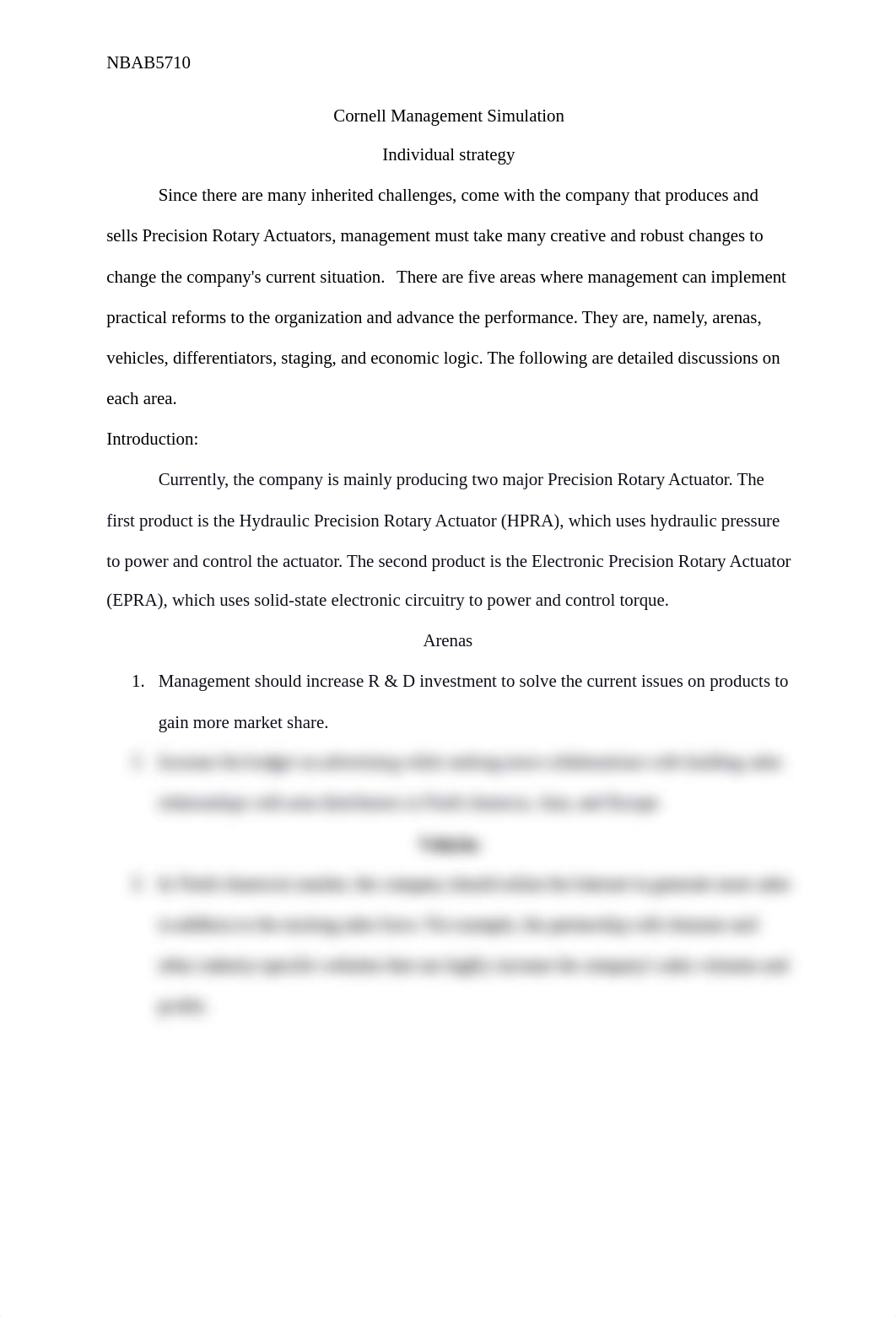 Cornell_NBAB5710_Cornell Management Simulation Individual strategy.docx_durjbjrdrzw_page1