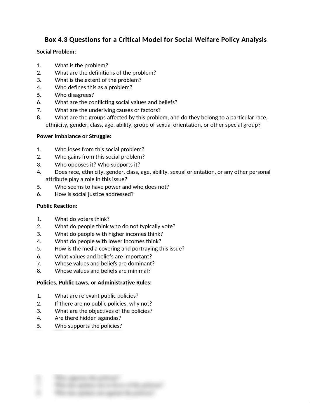 Questions for a Critical Model for Social Welfare Policy Analysis.docx_durk7xfeeib_page1