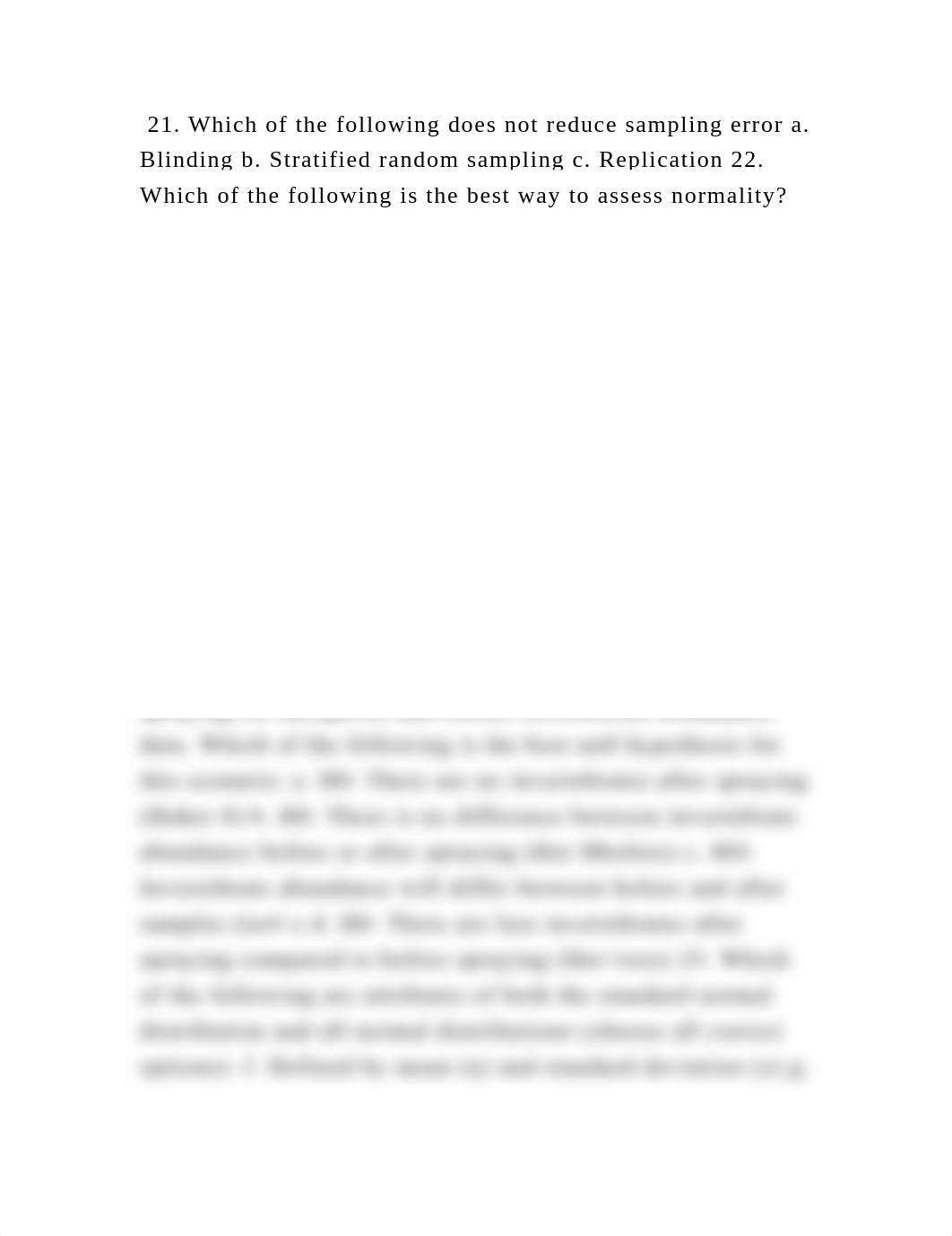 21. Which of the following does not reduce sampling error a. Blinding.docx_durry87iv7k_page2