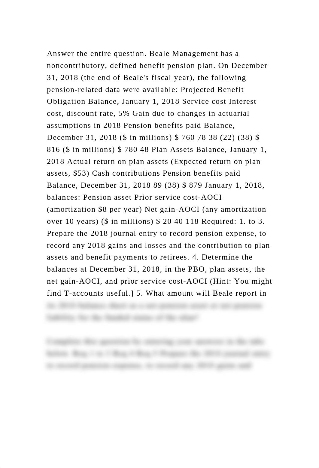 Answer the entire question. Beale Management has a noncontributory, .docx_durt2yi9oqr_page2