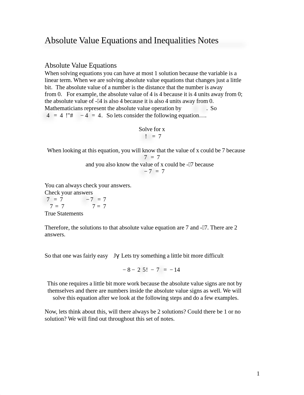 9.2 and 9.3 Absolue Value Equations and Inequalities.pdf_duruvv9w5rg_page1