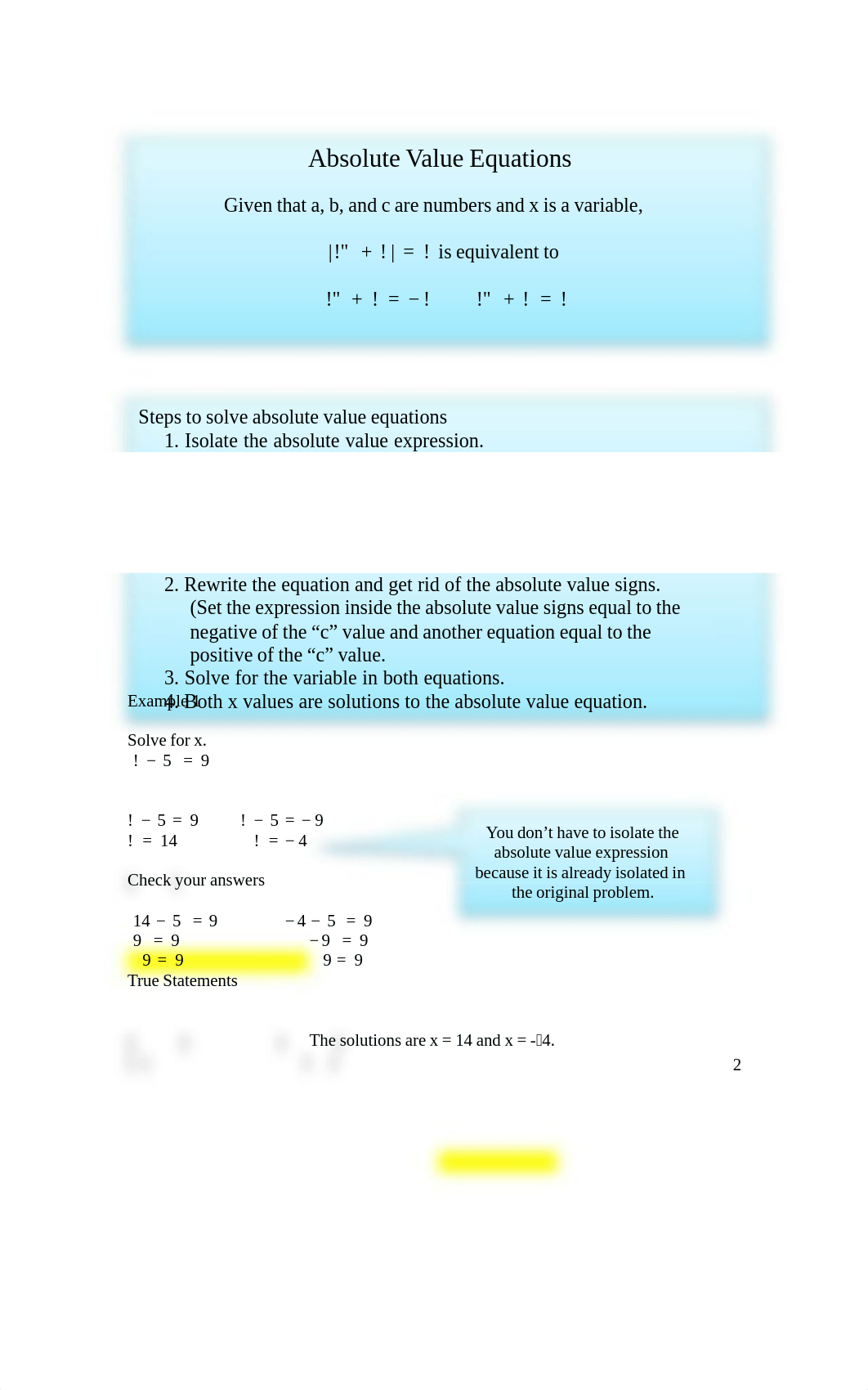 9.2 and 9.3 Absolue Value Equations and Inequalities.pdf_duruvv9w5rg_page2