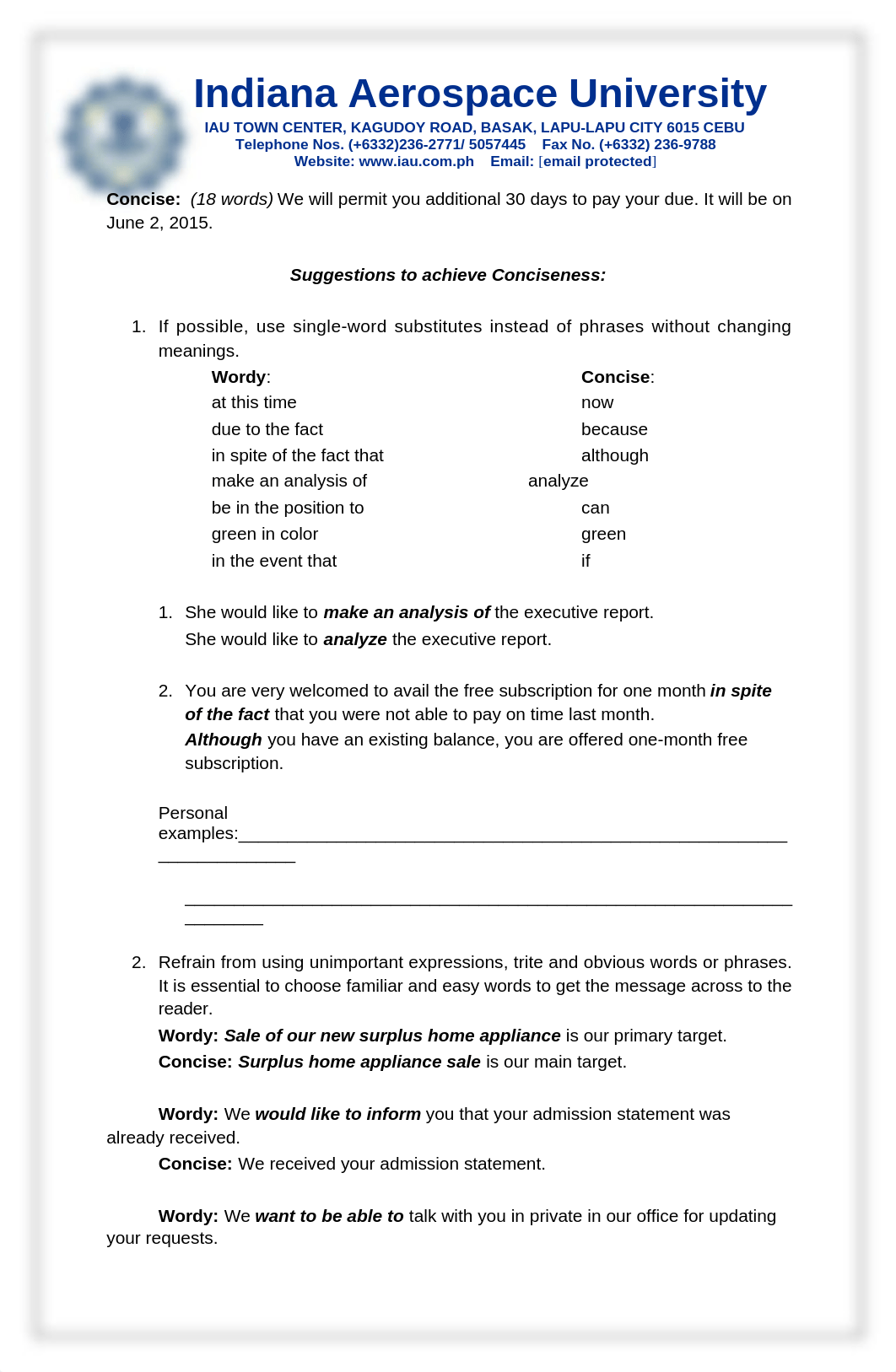 NO ANSWER COLLEGE MODULE  UNIT 3 SEVEN C'S OF COMMUNICATION.docx_dus16t9hjln_page4