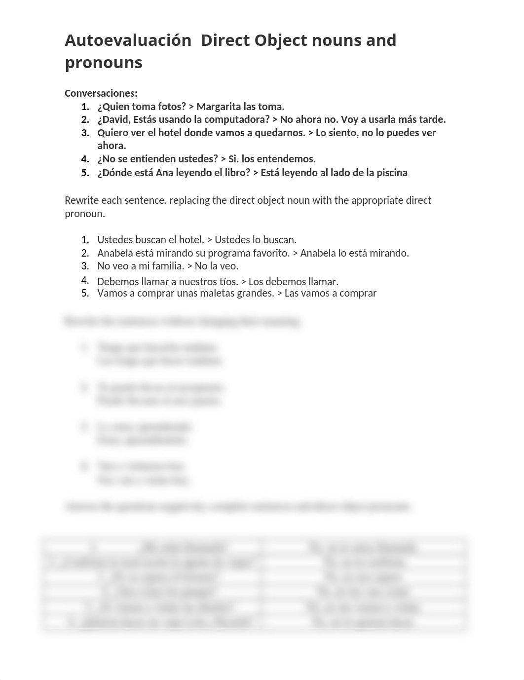 Autoevaluación  Direct Object nouns and pronouns.docx_dus5lfjr5mw_page1