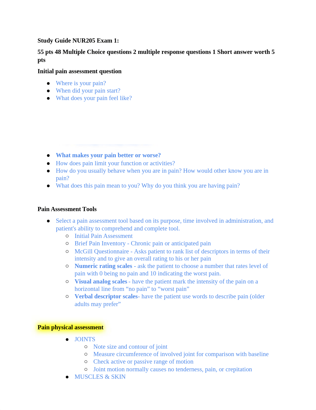 Study Guide NUR205 Exam 1_duscap7y8jf_page1