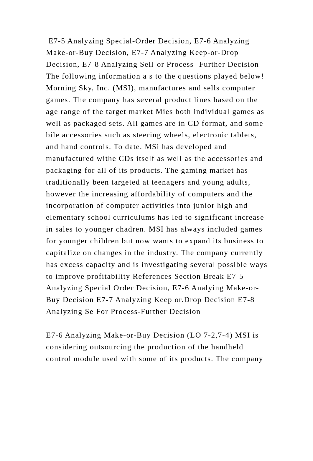 E7-5 Analyzing Special-Order Decision, E7-6 Analyzing Make-or-Buy Dec.docx_dusocz0eh84_page2