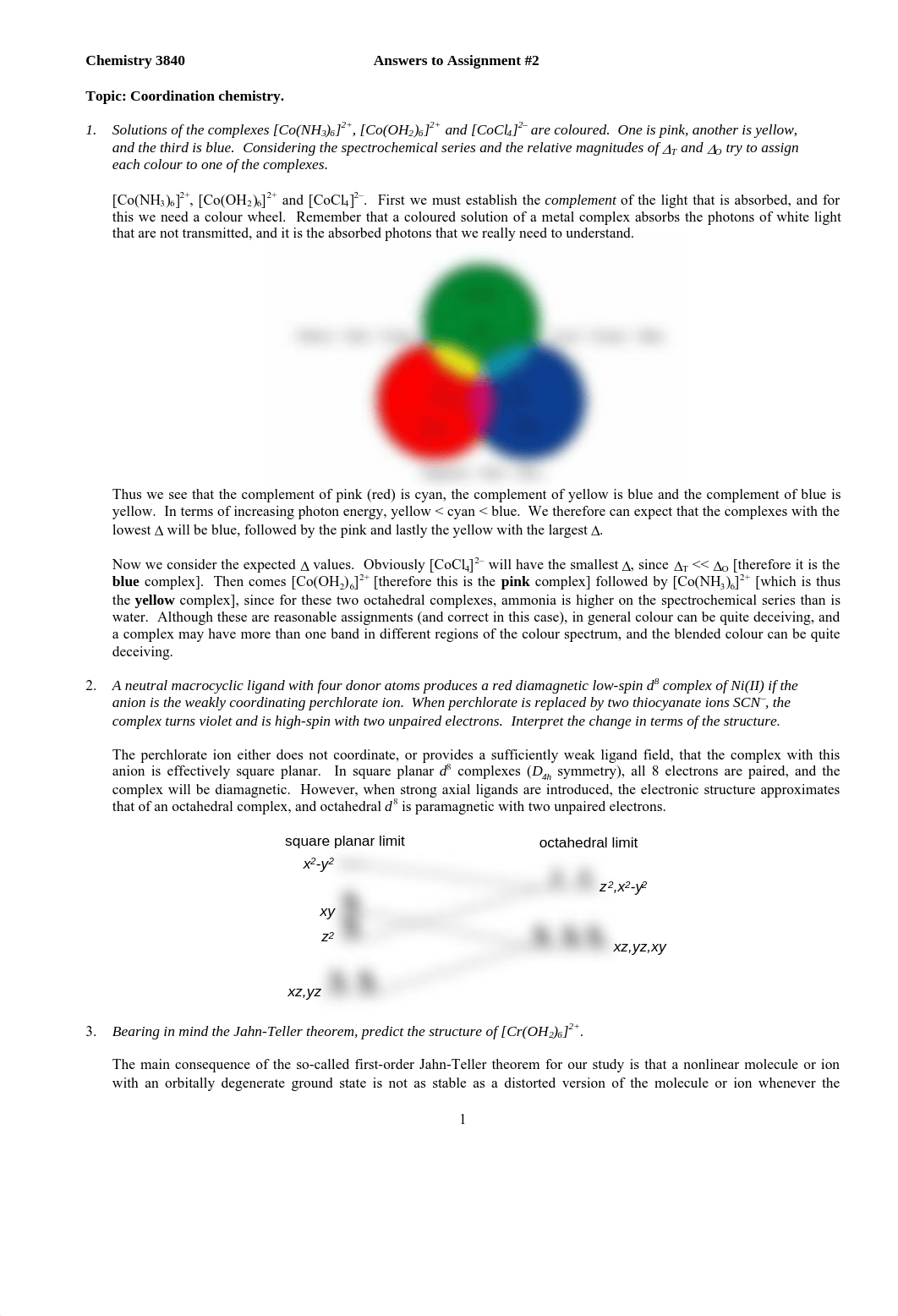 Answers to Assignmentcoordination chem 2_dutaec7hwnk_page1