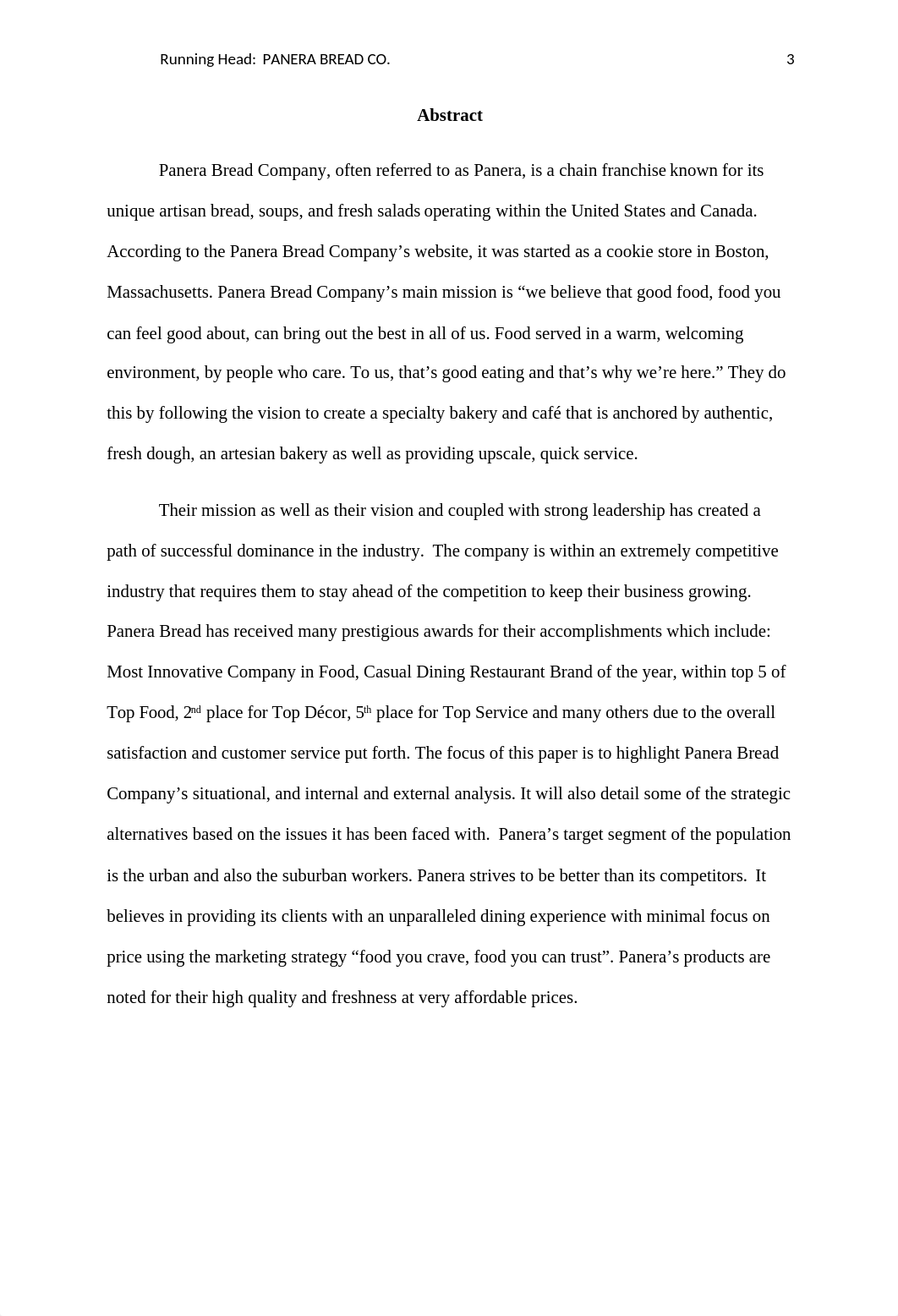 Panera Bread Company Case Analysis.docx_dutchjbrkj2_page3