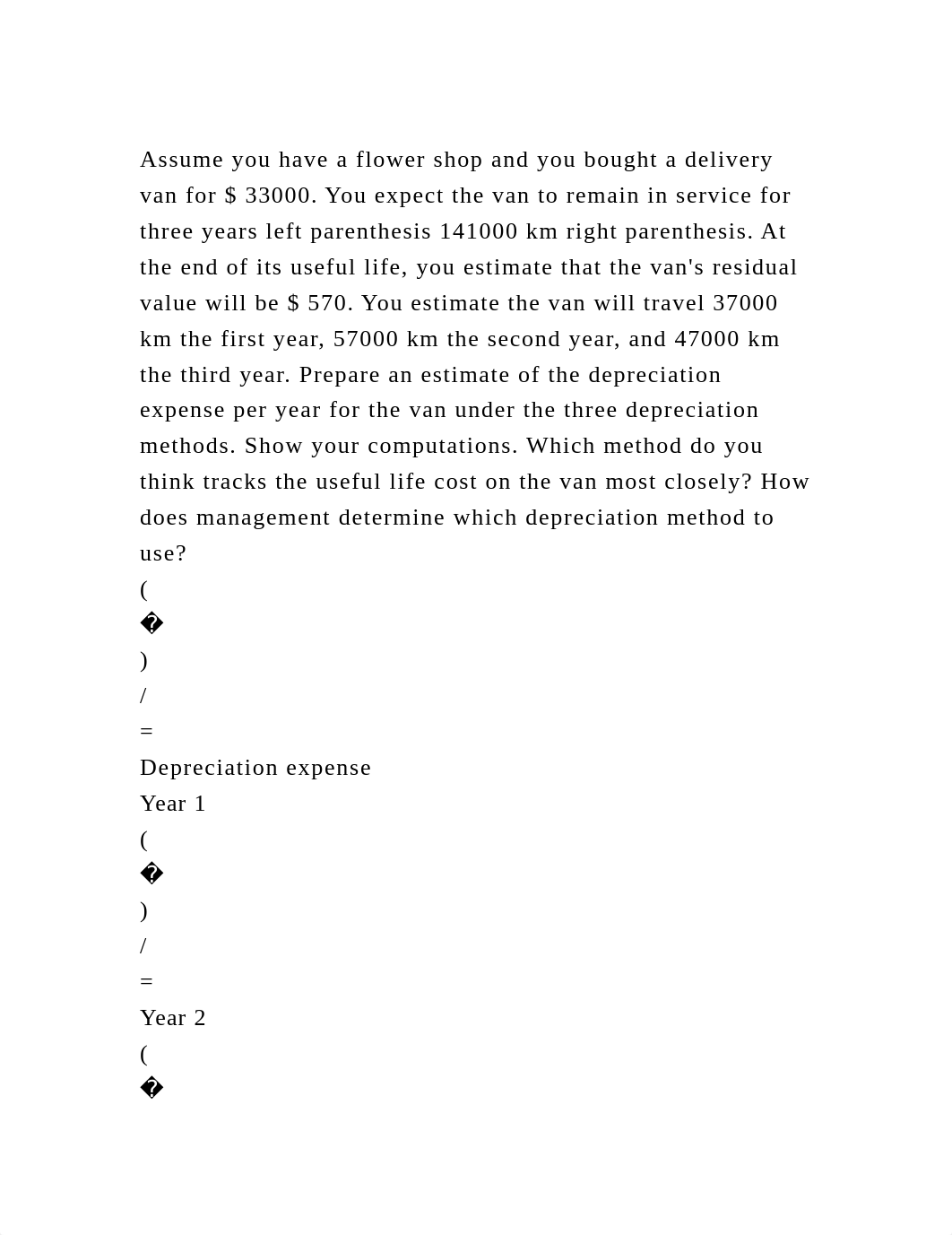 Assume you have a flower shop and you bought a delivery van for $ 33.docx_dutseyba5xb_page2