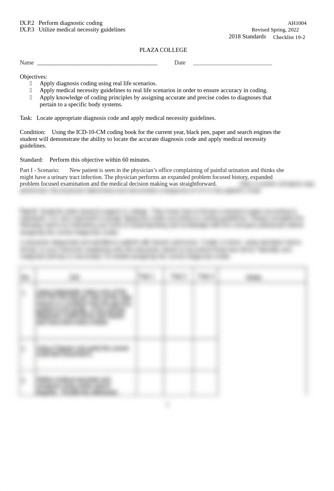 AH1004  Checklist 19-2 (UTI) Standards  2018- (1).docx_dutupwkqz5f_page1