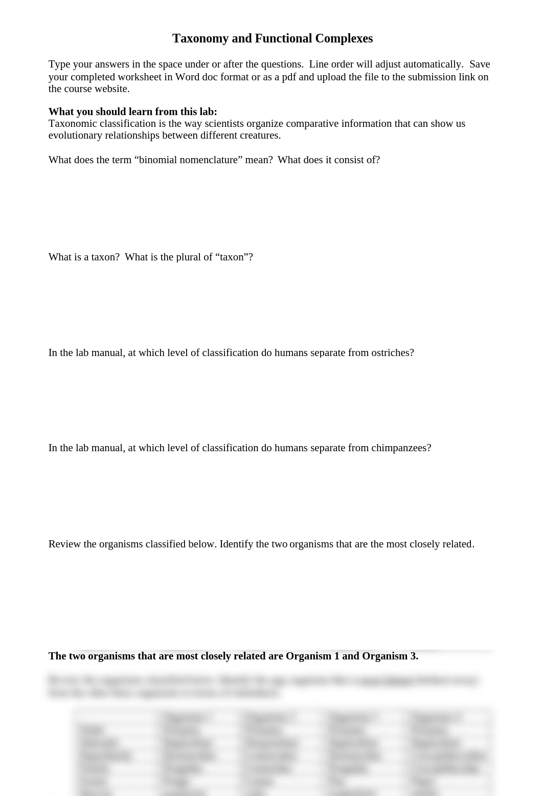 8-Taxonomy and Functional Complexes Worksheet.docx_duu854lyl8h_page1