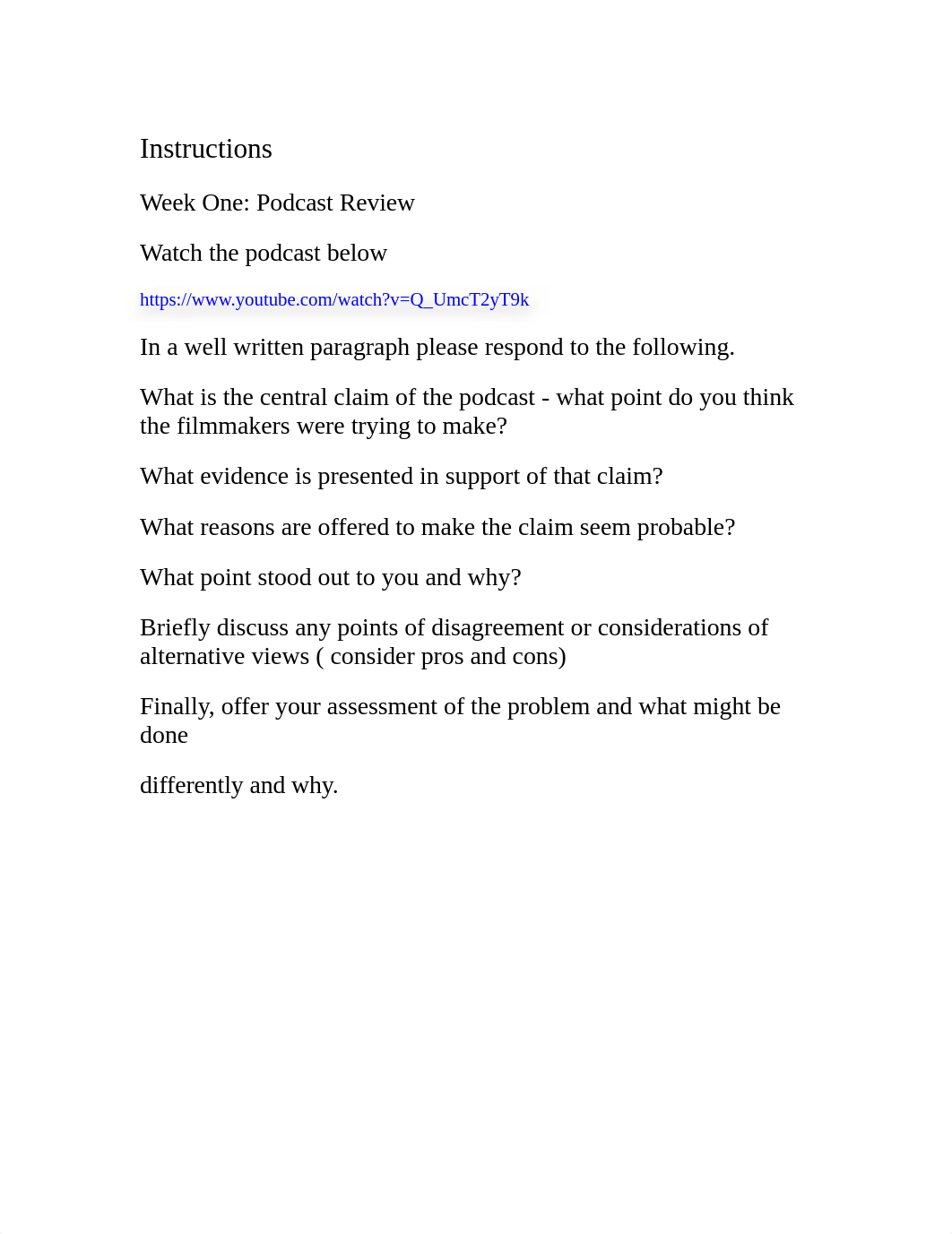 Philosophy of Critical Thinking Assignment 1 Podcast Review .docx_duukgui5u8k_page1