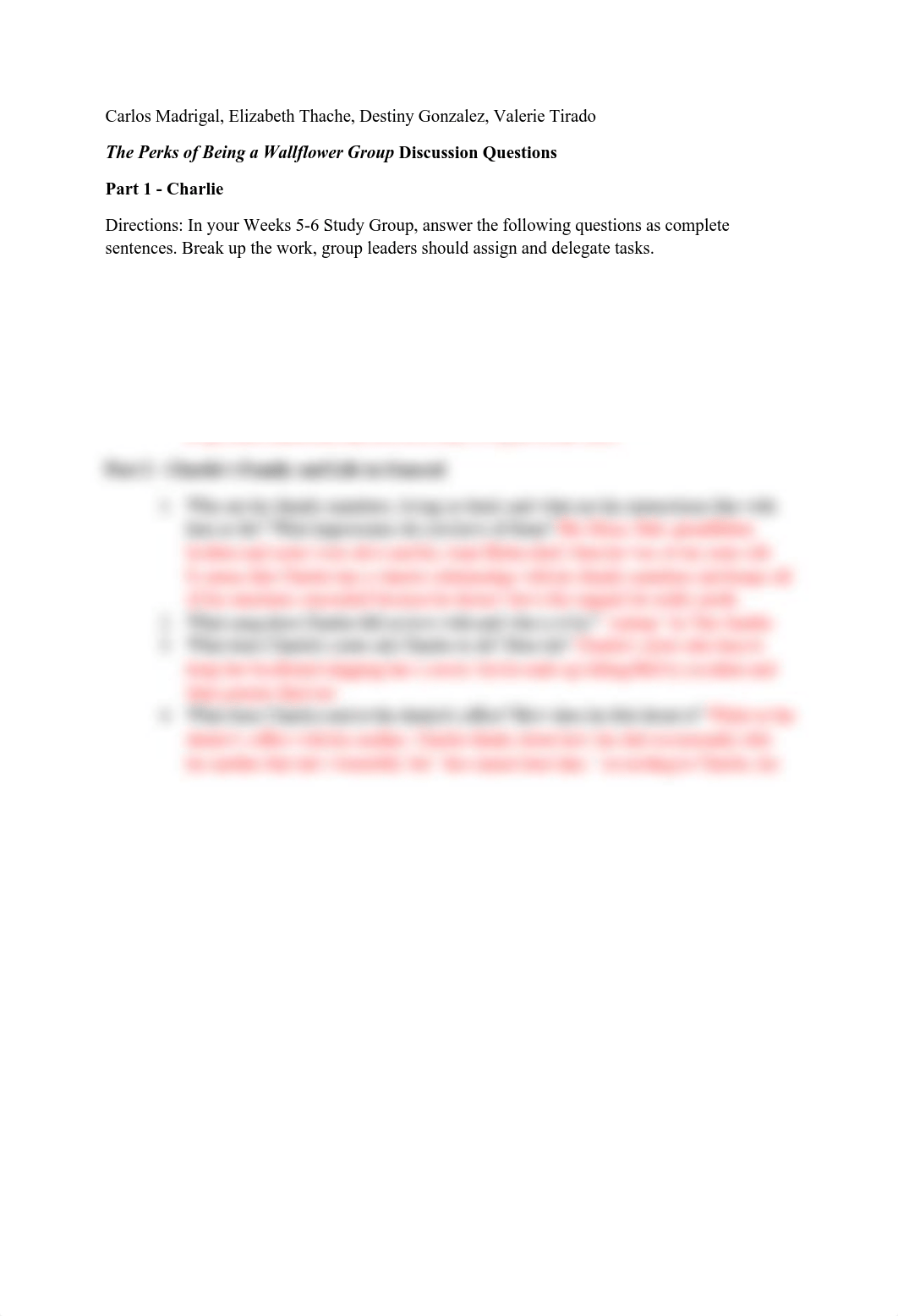 The Perks of Being a Wallflower Group Discussion Questions.pdf_duv39fn2xqr_page1