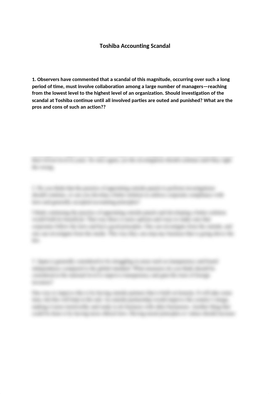 Assignment - Module 1 Cases Toshiba Accounting Scandal.docx_duvg979p1e4_page1