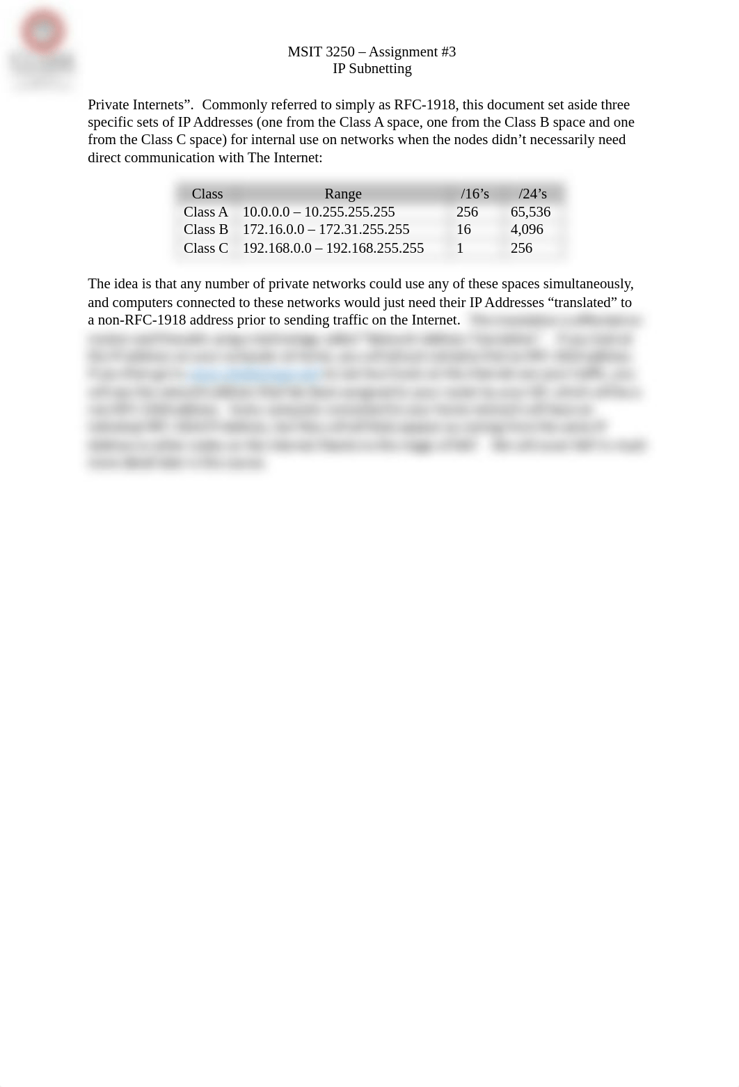 MSIT 3250 Assignment 3 - IP Subnetting.pdf_duvu909q30q_page2