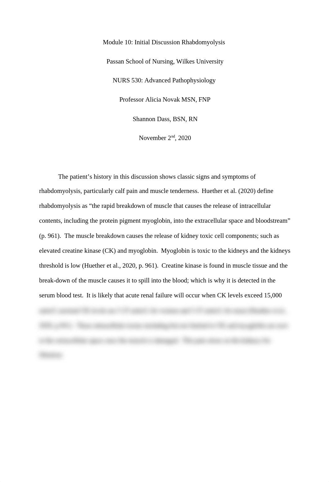 Module 10 Initial Discussion Rhabdomyolysis .docx_duvve1ozp5r_page1