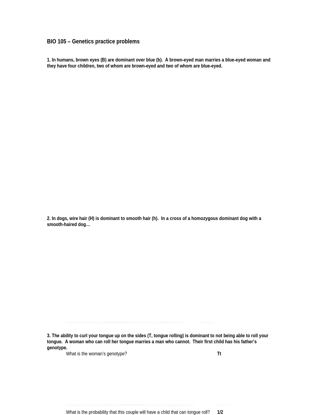 Practice Genetics problems_duwcaklh41w_page1