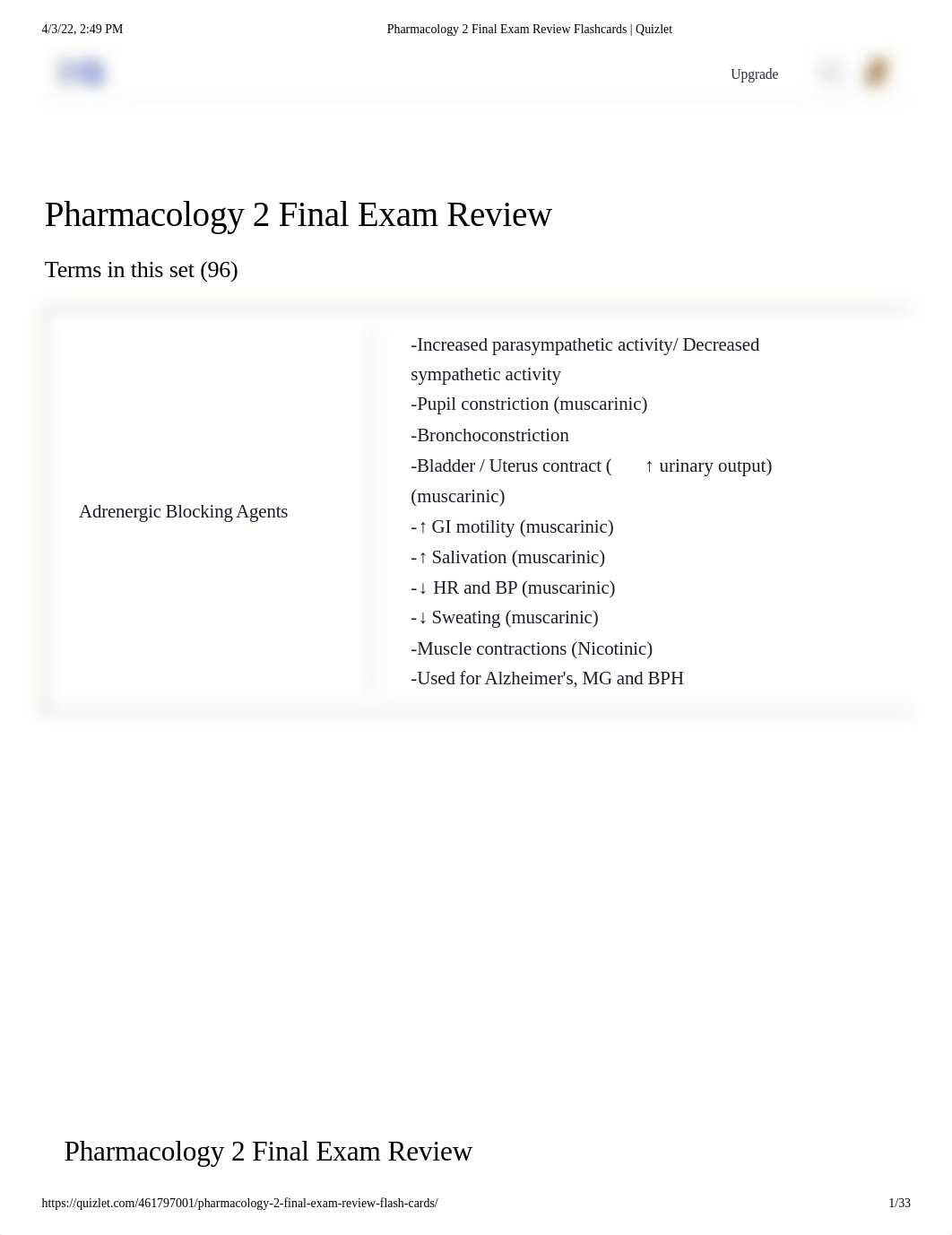 Pharmacology 2 Final Exam Review Flashcards _ Quizlet.pdf_duwhnv79u8n_page1