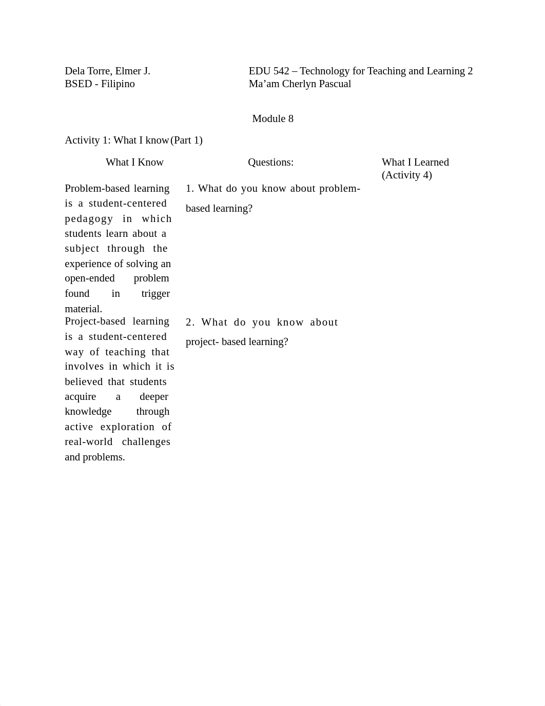 EDU 542 Module 8 - Elmer J. Dela Torre.docx_duwle8o2tux_page1