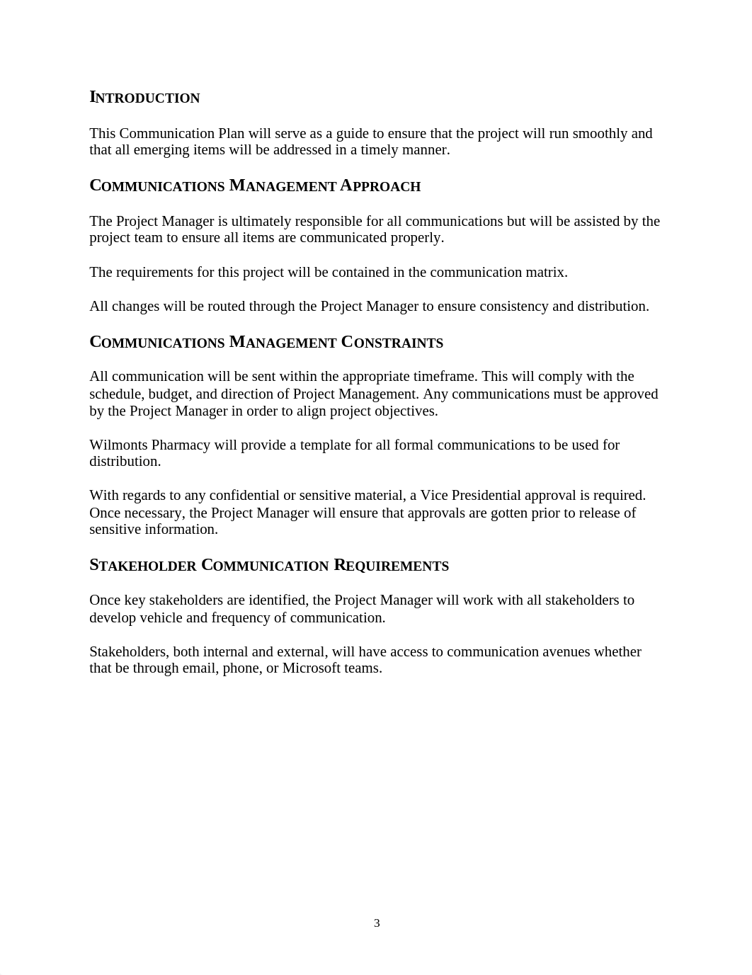 Wilmont's Pharmacy Drone Delivery System (WPDDS#1) Communication-Plan Final.docx_duwoyi27ces_page3