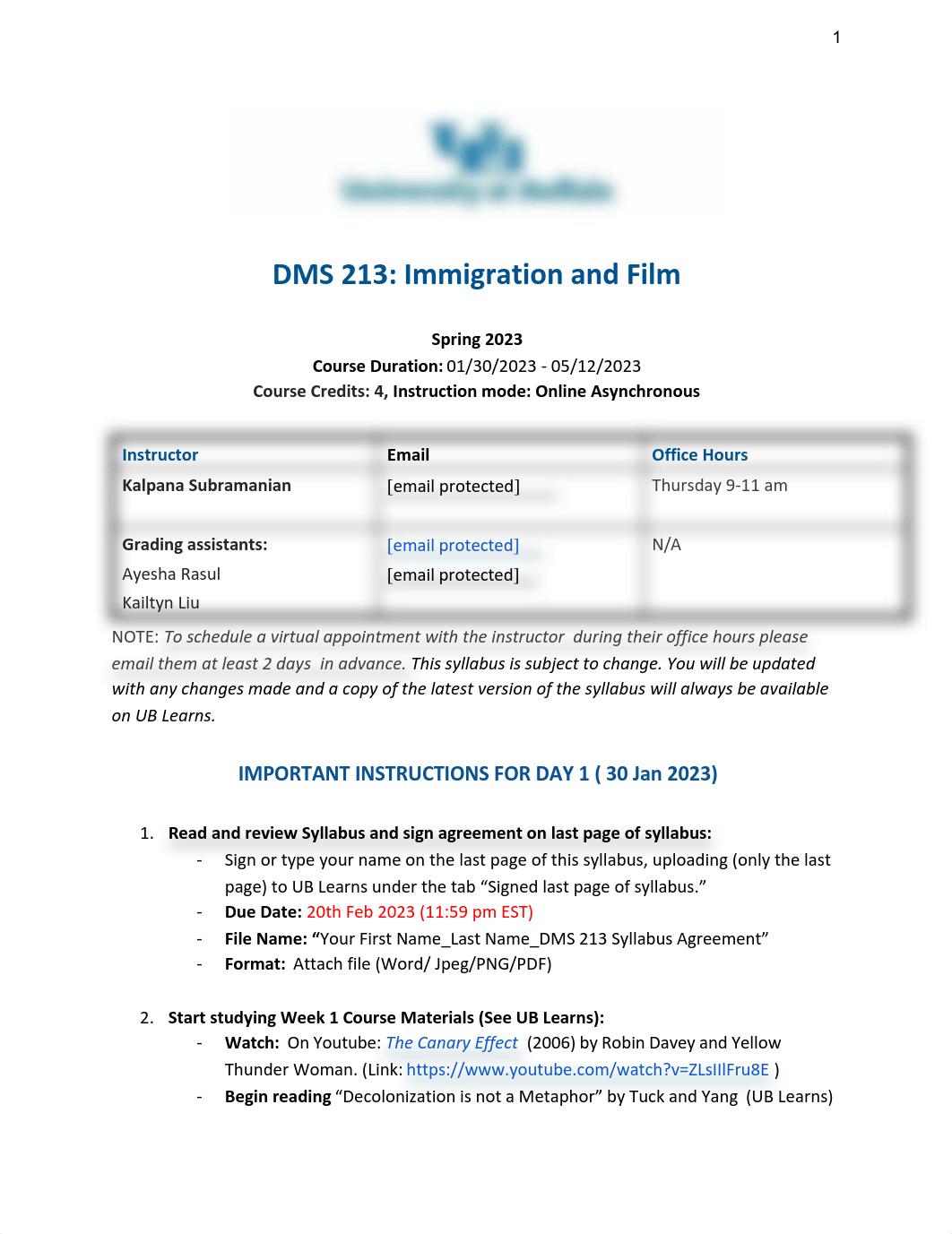 Online_Spring 2023_DMS 213_Immigration and Film Syllabus (KS)_2 Feb.pdf_duwvdk5bhcc_page1