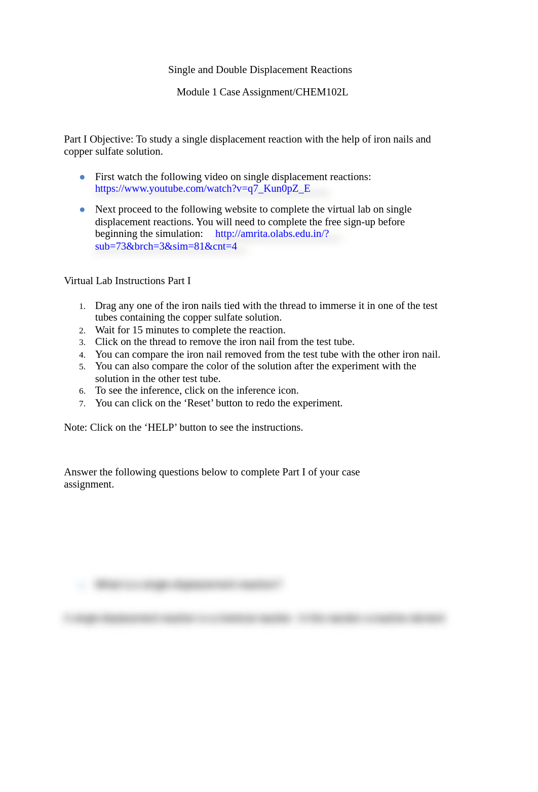 Single and Double Displacement Reactions Module 1 Case-klinger.docx_duwyvkkf23l_page1