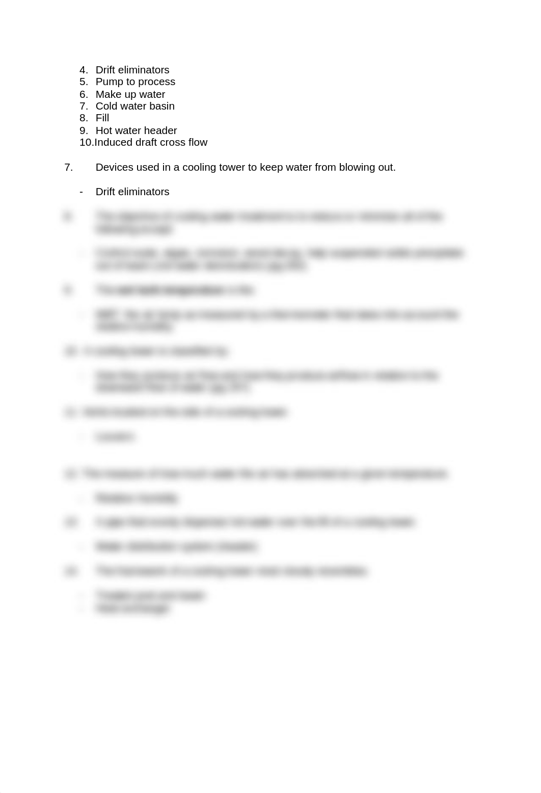 Cooling Towers Model Chapter 11 Test Review - Troubleshooting.docx_dux207e34uu_page2