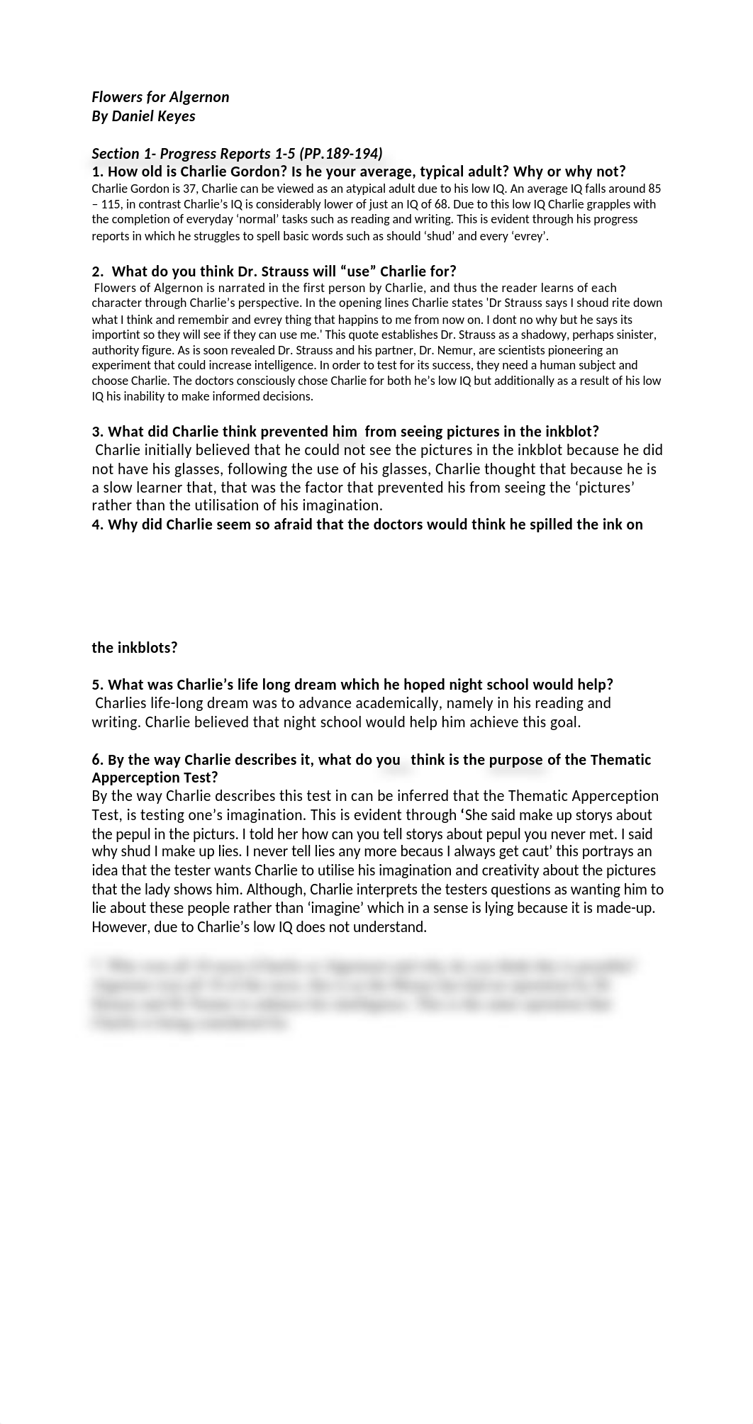 Flowers for Algernon Comprehension questions.docx_dux2719xoec_page1