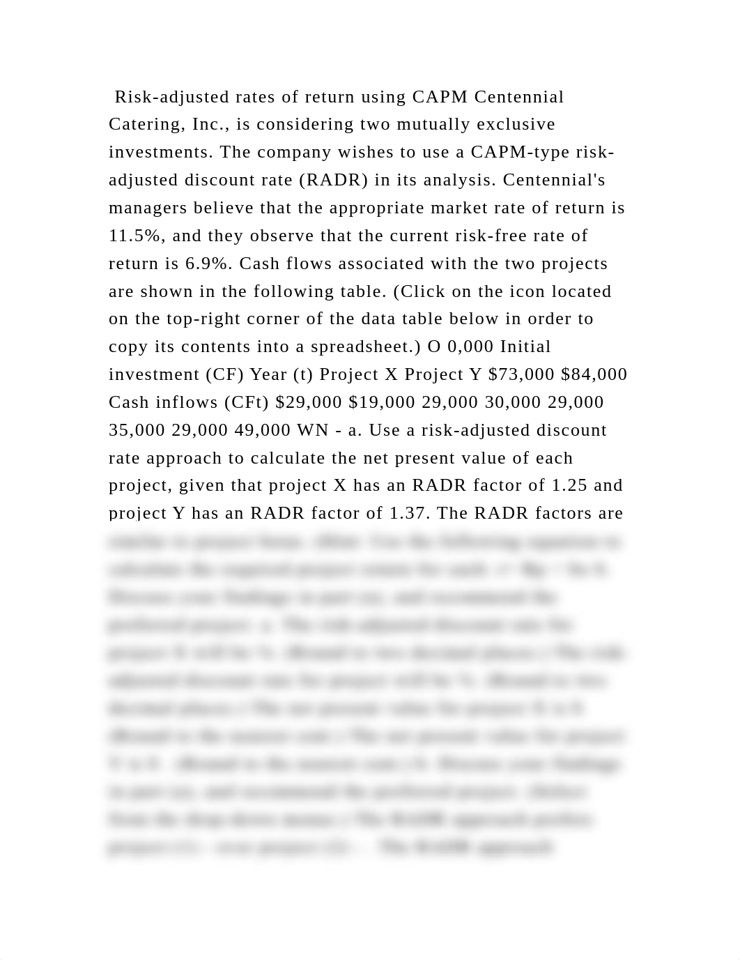 Risk-adjusted rates of return using CAPM Centennial Catering, Inc., i.docx_duxcozceajq_page2