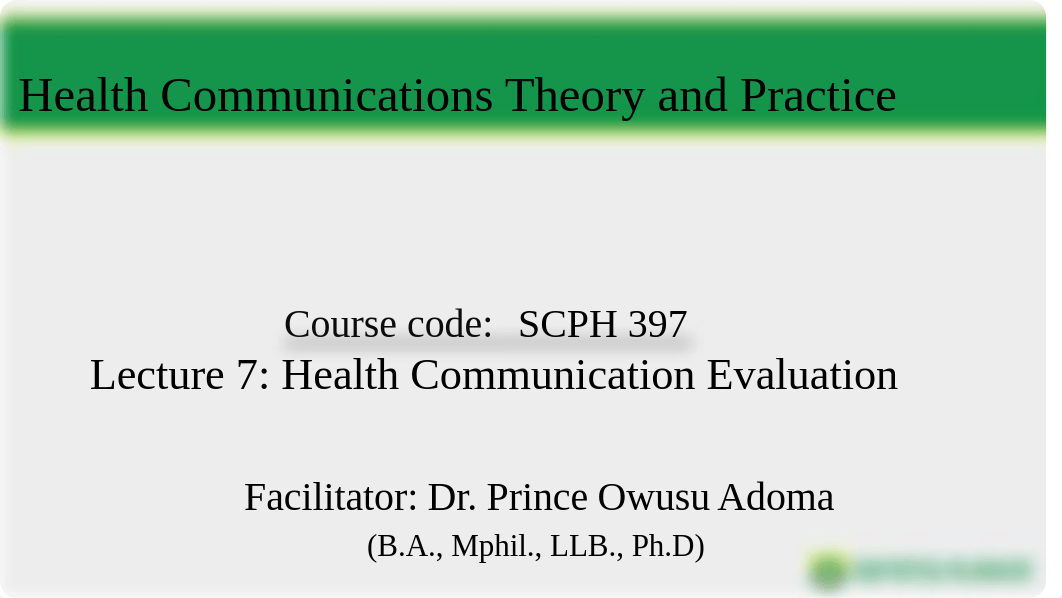 HCTP_Lecture 9- Health Communication Evaluation.ppt_duxgdnet1h9_page1