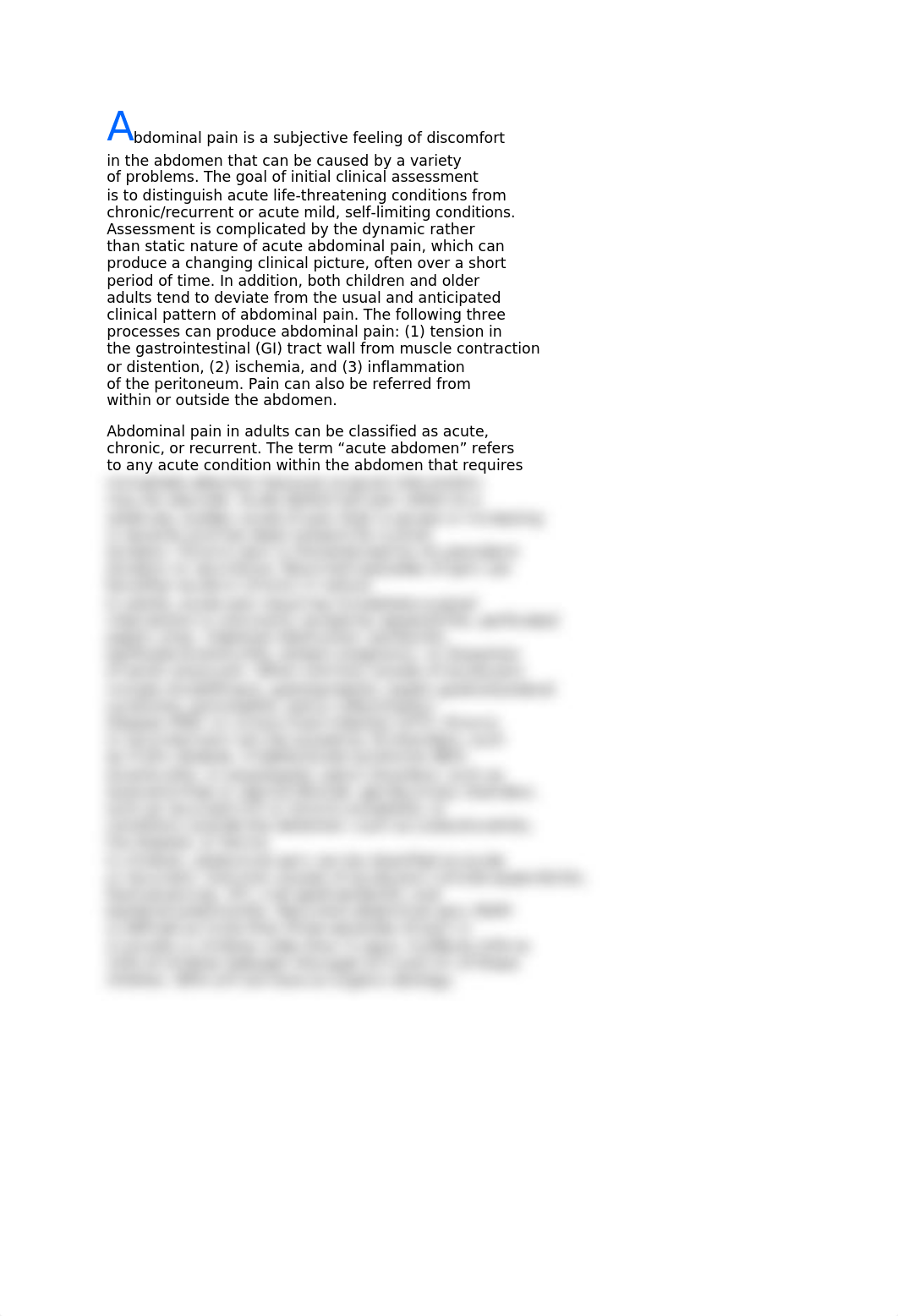 Abdominal pain is a subjective feeling of discomfort.docx_duxsblg0h95_page1