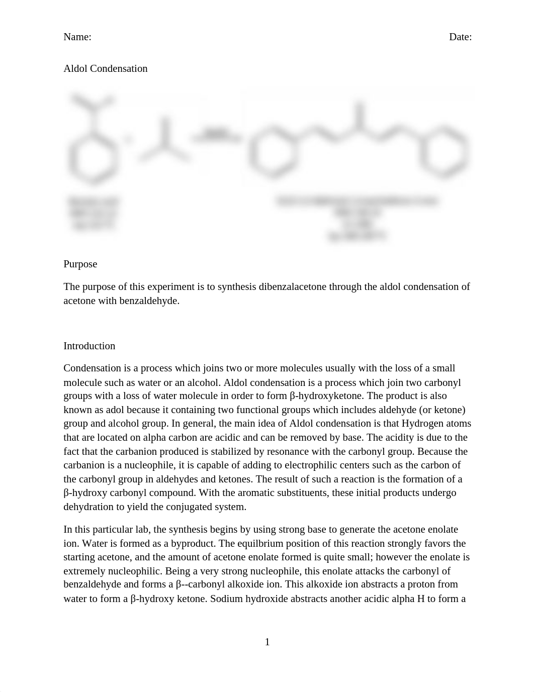 Aldol Condensation PostLab_duyk759dg8g_page1