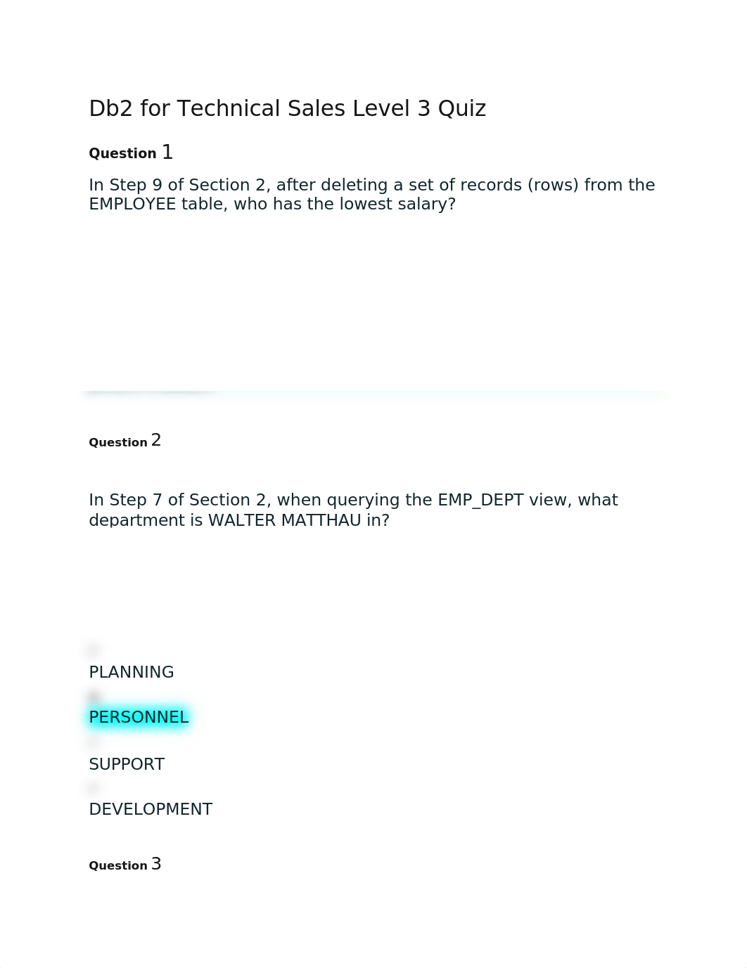 Db2 for Technical Sales Level 3 Quiz.docx_duynmtgbydz_page1