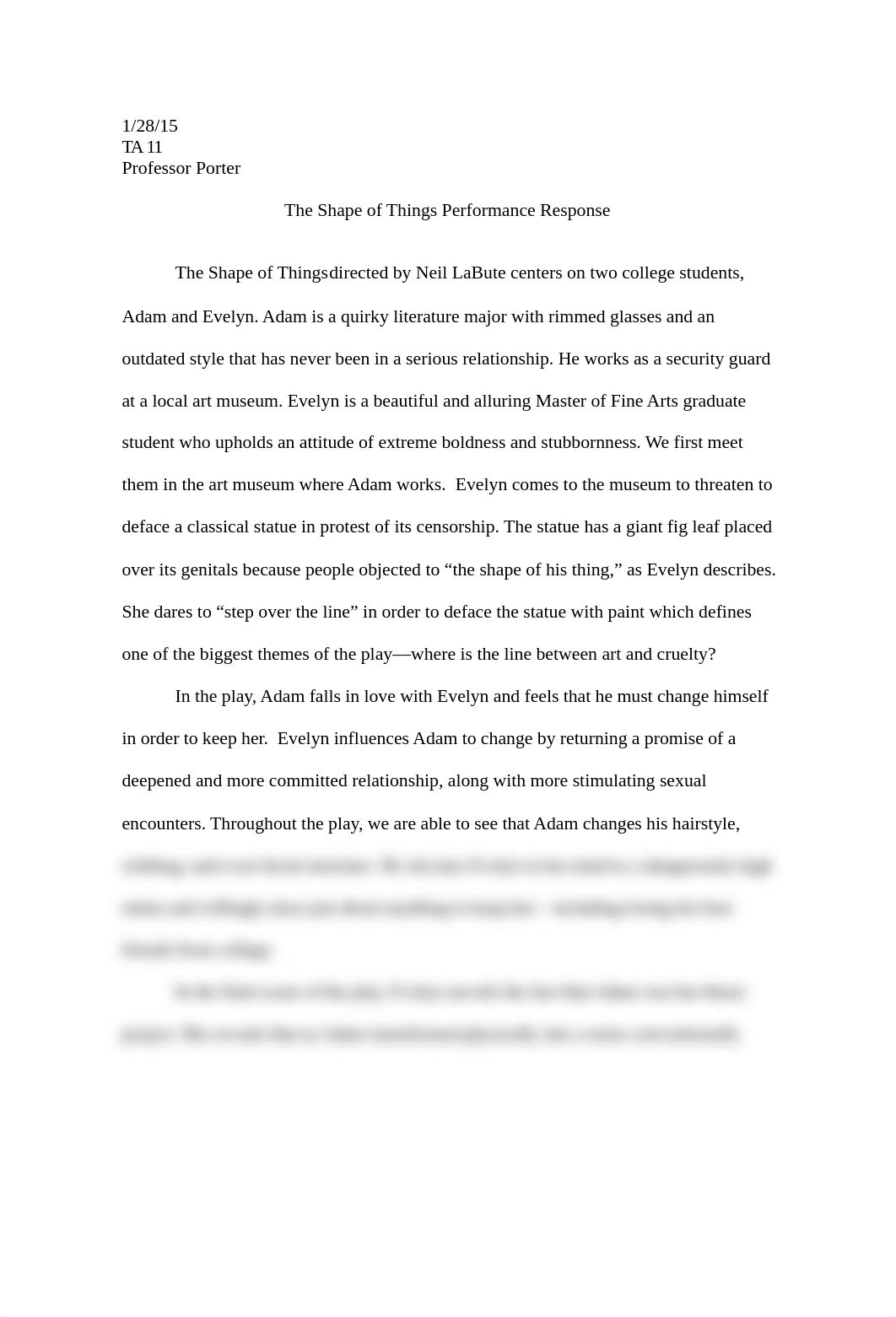 The Shape of Things Performance Response .docx_duyrezxr9f4_page1