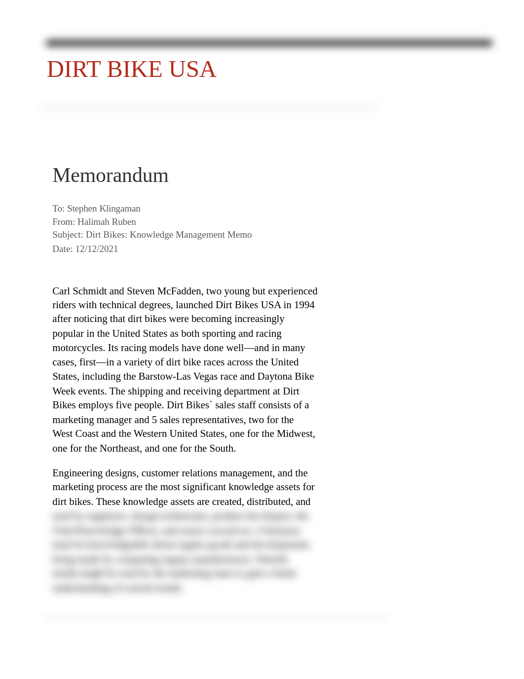 Dirt Bikes Knowledge Management Memo.docx_duyuhyl3vev_page1