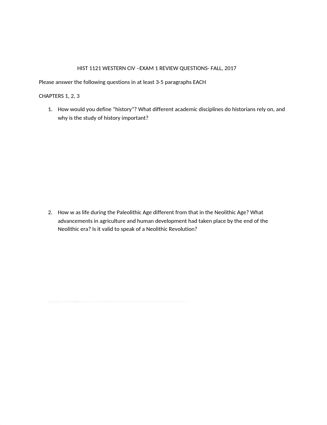 Exam 1 HIST 1121 Review Questions.docx_duzcplfwo3l_page1