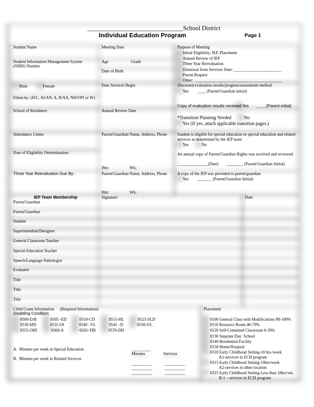 sped 460 sample+iep+form_duzkih2r9hq_page1