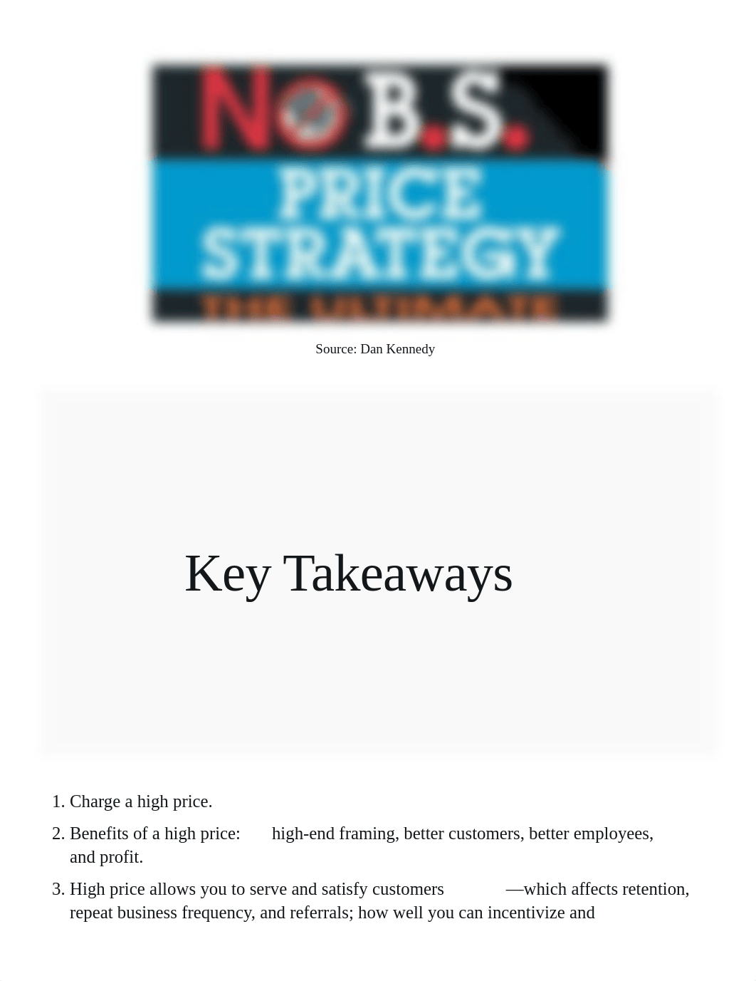 No B.S. Price Strategy by Dan Kennedy Summary.pdf_duzoha1qo8x_page1