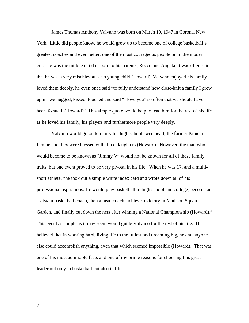 Research Paper on Jimmy Valvano: Leading through Courage_duzq977o0v2_page2