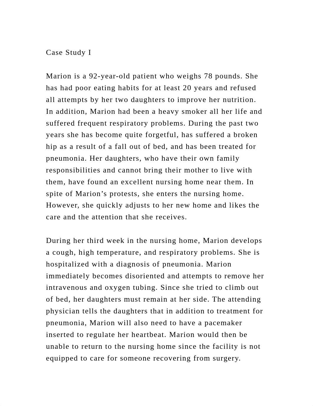 Case Study IMarion is a 92-year-old patient who weighs 78 pounds.docx_duzx0pi2bd4_page2