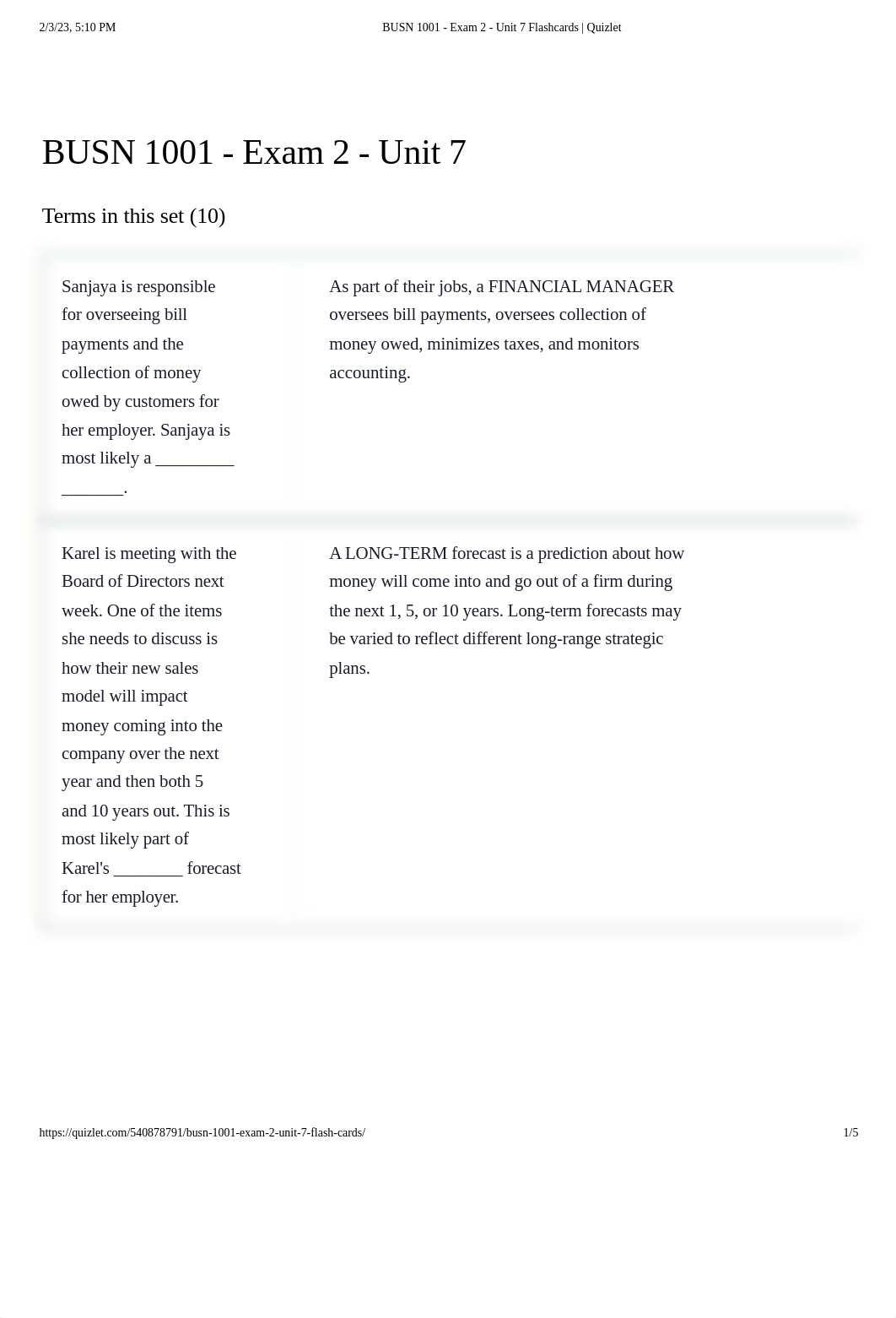 BUSN 1001 - Exam 2 - Unit 7 Flashcards.pdf_dv08ef4rnax_page1