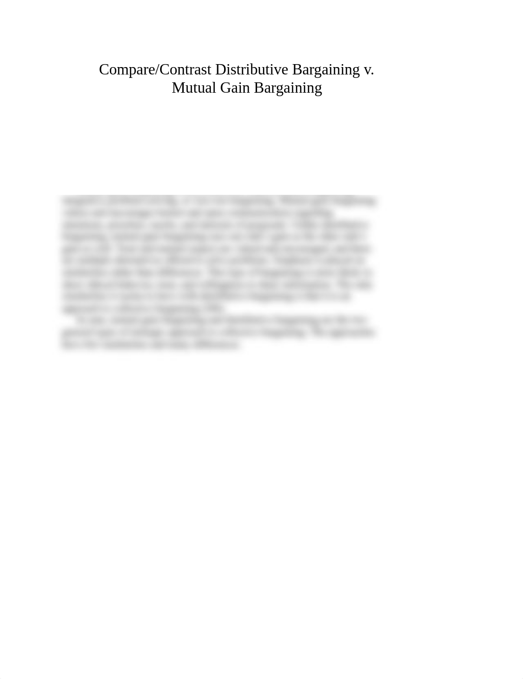 Compare:Contrast Distributive Bargaining v. Mutual Gain Bargaining.docx_dv08iqcg3ym_page1